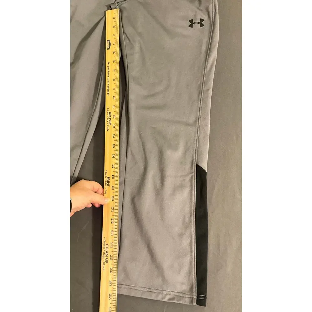 NWT Under Armour Loose Youth Unisex Warm Ups YLG Brawler 2.0 Grey Drawstring - Picture 6 of 10